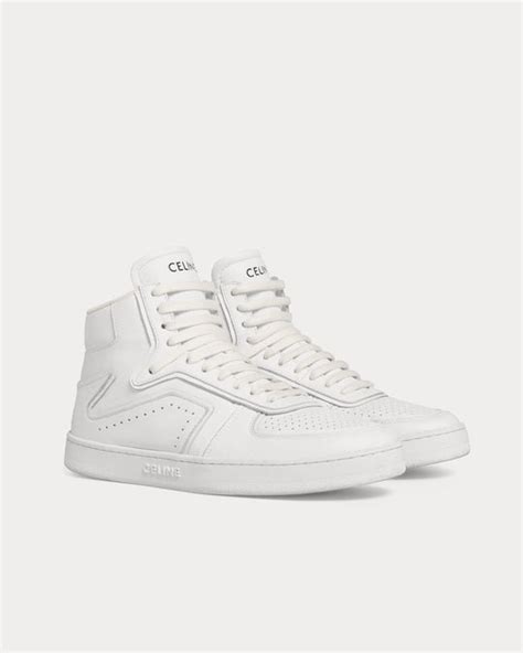 celine white high tops|Celine ladies sneakers.